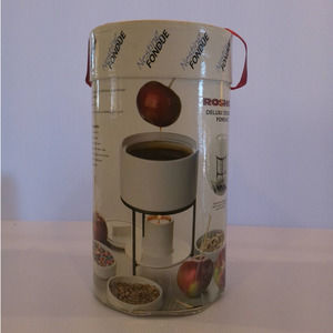 Roshco Deluxe Dessert Nesting Fondue Set NIB